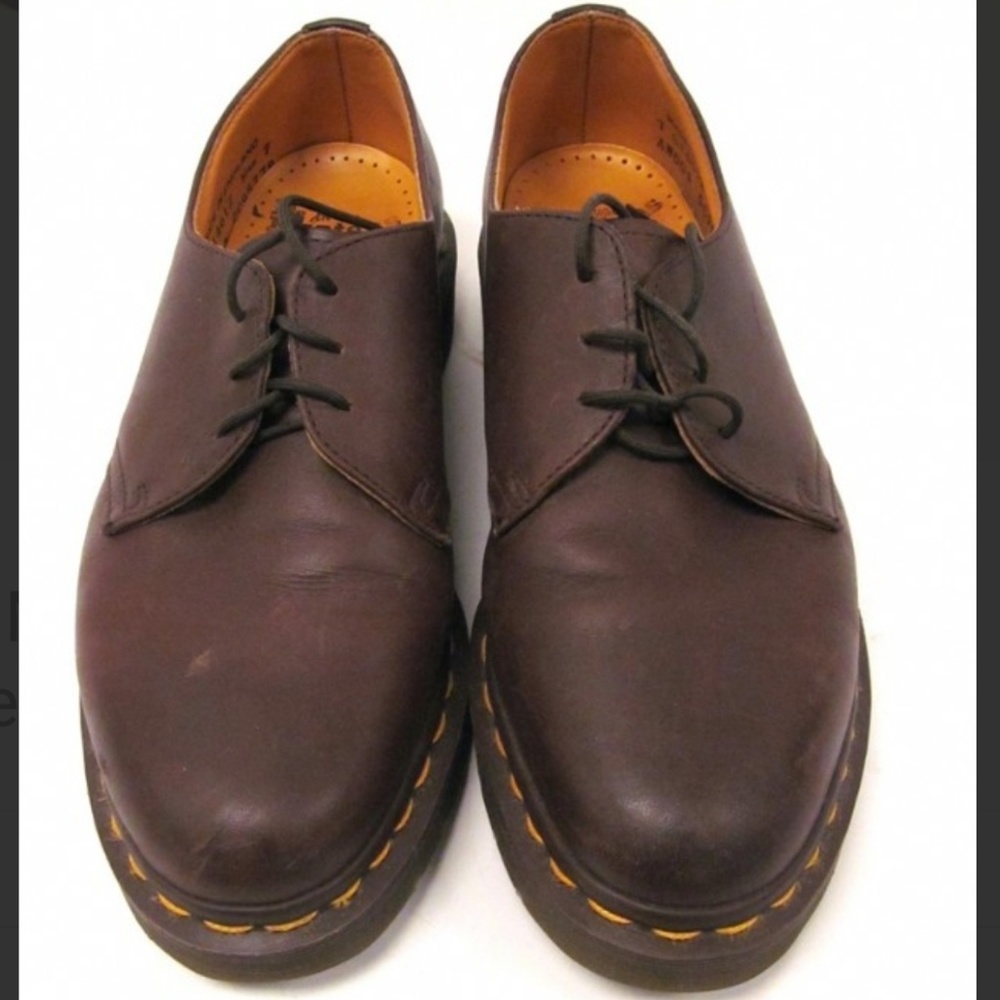 Dr. Martens Vintage 1461 Brown Shoes UK made EUC